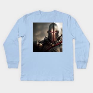 Knights Templar in The Holy Land Kids Long Sleeve T-Shirt